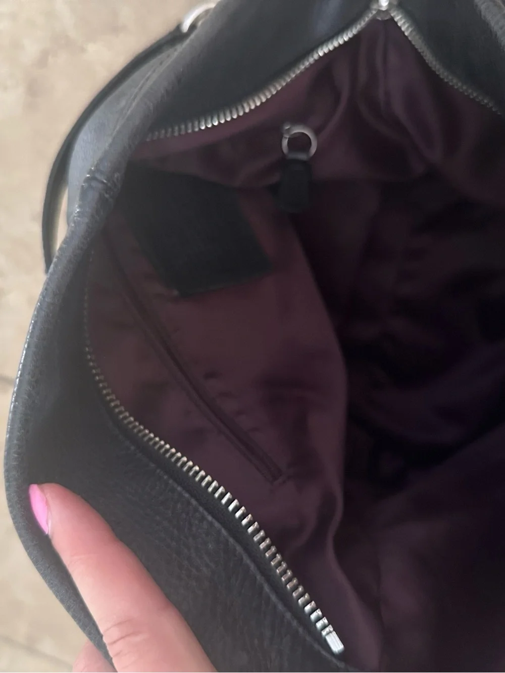 BLACK COACH BROOKE HOBO BAG